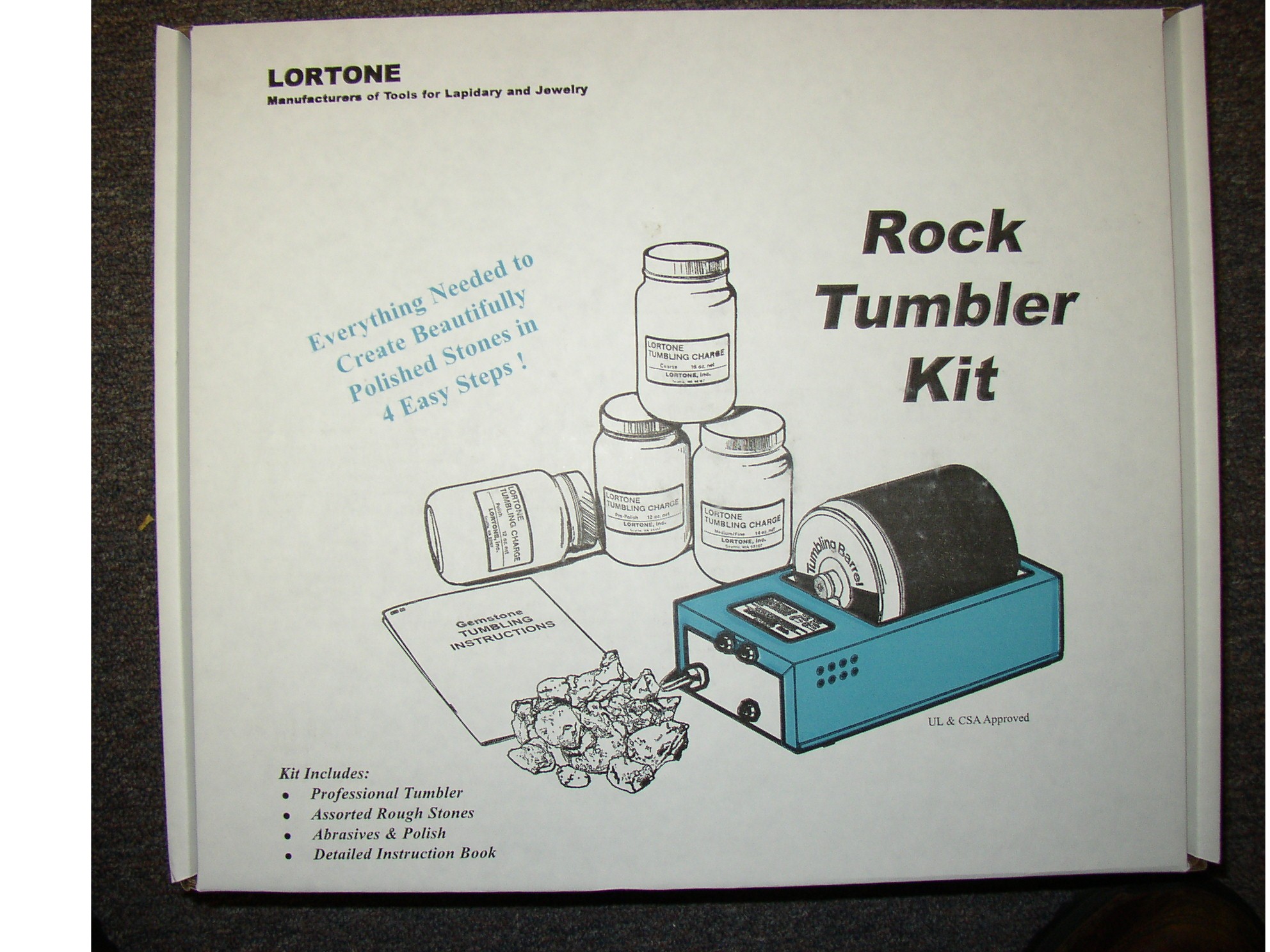 Lortone Rock Crusher/Tumbler Small